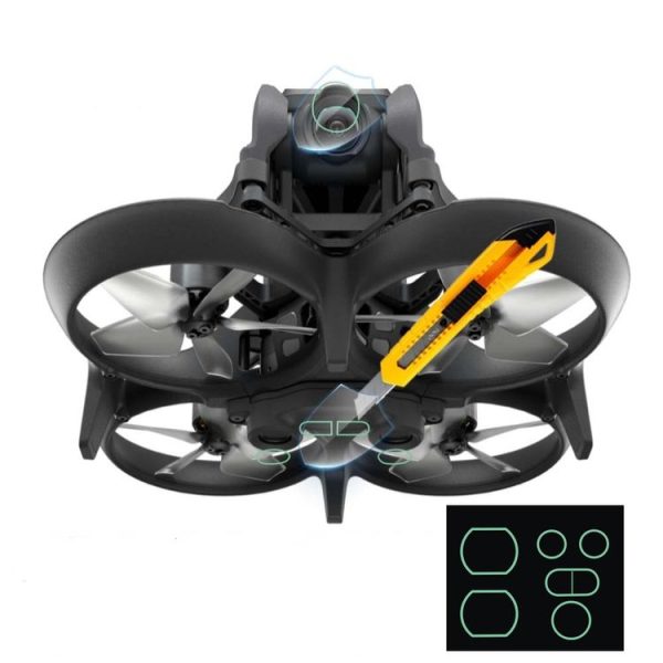 Sensor+Lens+Glasses Protective Film Anti-scratch Film for DJI Avata Smart Version