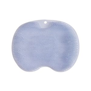 Lazy Rubbing Back Brush With Suction Cup Brush Bathroom Tool Wall Massage (Blue)