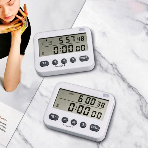 YS-218 Digital Timer 99-Hour Positive Countdown Reminder, Style: With Vibration - Image 2