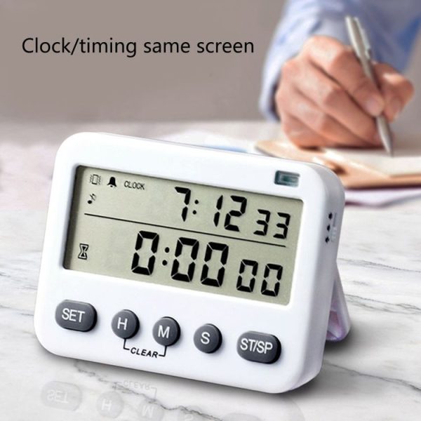 YS-218 Digital Timer 99-Hour Positive Countdown Reminder, Style: With Vibration - Image 3