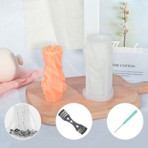 Geometric Scented Candle Silicone Mold, Specification: LZ-396+Tool Set