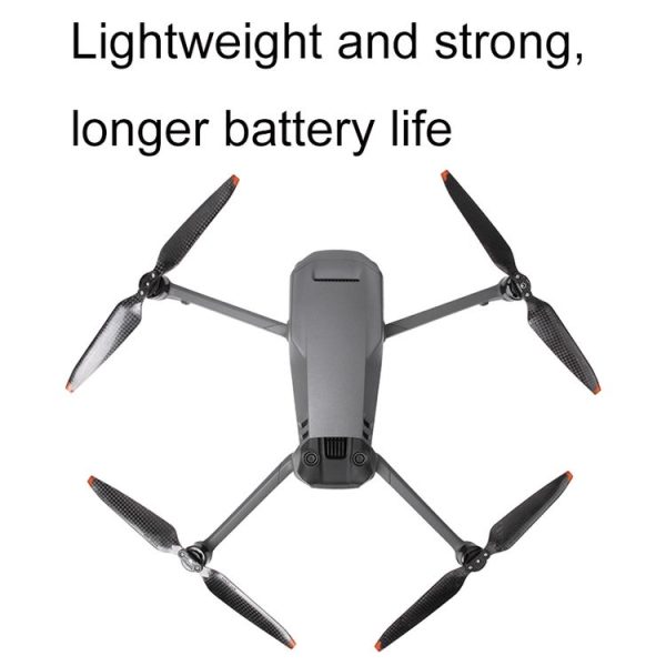 1 Pair Sunnylife 9453F-CF1 For Mavic 3 Carbon Fiber Propeller Quick Release Blade - Image 5