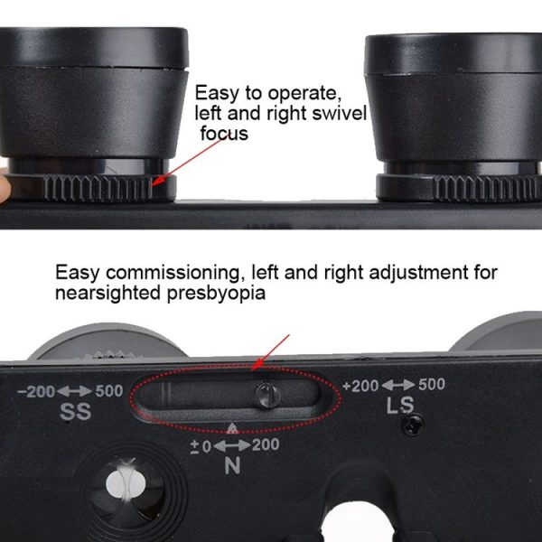 Camman 3 x 28 Adjustable Focus Glass Type Fishing Binoculars, Spec: Only Binoculars - Image 4