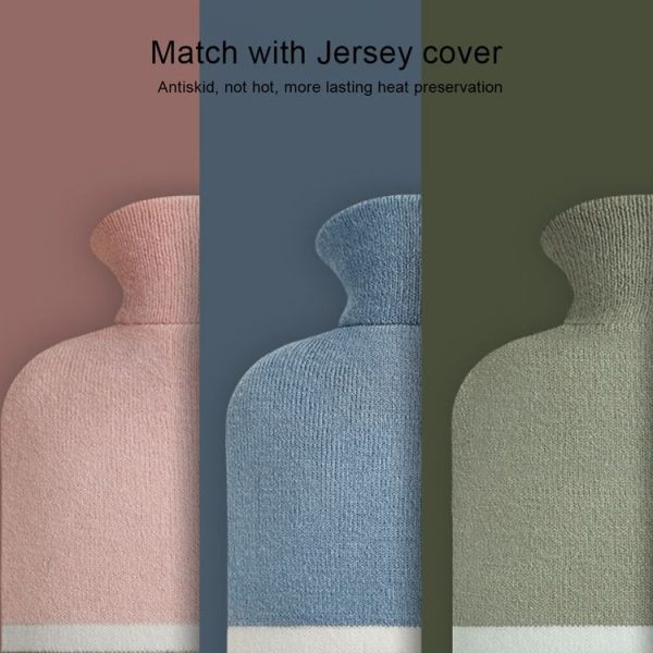 Large Explosion-proof Water-injected PVC Warm Water Bag, Spec: 1000ml (Light Grey) - Image 6