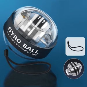 Magnetic Wrist Ball Gyro Training Decompression Fitness Device, Color: Black