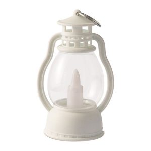 Retro Portable Kerosene Lamp Bar Home Christmas Decoration Lights, Color: White