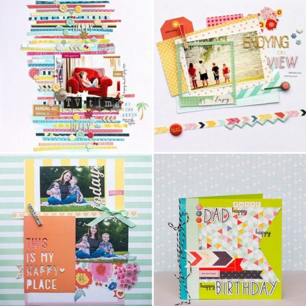 1 Sets PA2028 DIY Album Clipboard Handbook Card Background Paper, Size: 6 inch - Image 6