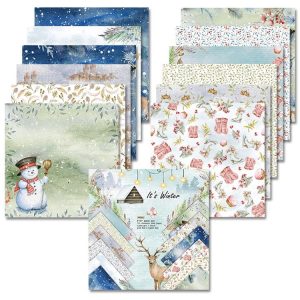 1 Sets PA2011 DIY Album Clipboard Handbook Card Background Paper, Size: 6 inch