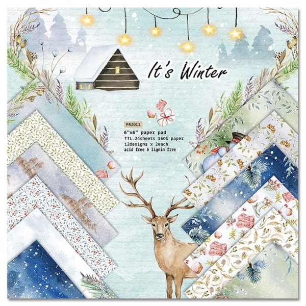 1 Sets PA2011 DIY Album Clipboard Handbook Card Background Paper, Size: 6 inch - Image 6