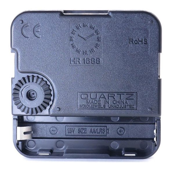 2 PCS HR1688 Quartz Clock Mechanism Movement, Spec: 17mm / 9.7mm