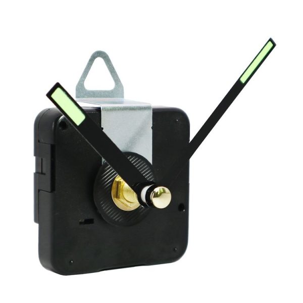 Shaft Length 18.5mm Quartz Clock Silent Movement + Luminous Hands DIY Kit, Spec: Movement +817