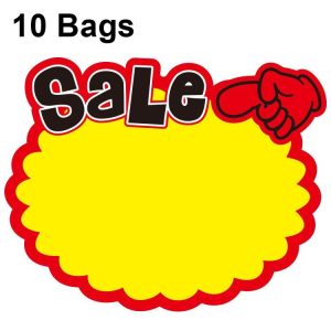 WM-010 10bags 25x19cm Explosion Sticker Product Price Tag Supermarket Price Label