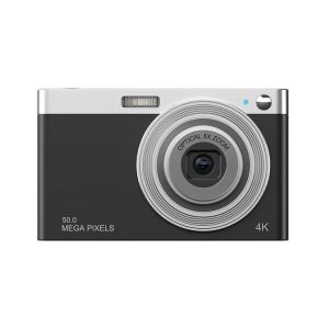 C13 2.88 inch 4K 8X Optical Zoom Telescopic Lens HD Digital Camera, Spec: Black
