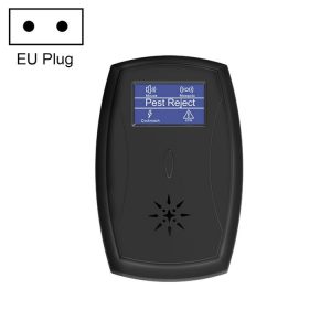 Household Mute Low Power Ultrasonic Insect Repeller, Specification: EU Plug (Black)