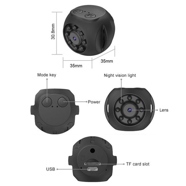 WK10 No Bracket WiFi Intelligent Network Monitor HD Infrared Night Vision Camera - Image 3