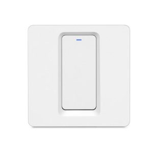 Tuya ZigBee Smart Single-fire Zero-fire Sharing Switch Phone Control Voice Panel EU Plug, Spec: 1 Button