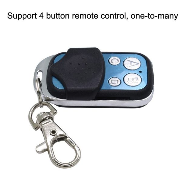 5pcs Wireless 433MHZ RF Remote Control 1527 Chip Metal 4 Button Learning Code Remote Control - Image 4