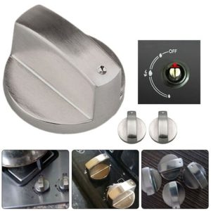 2pcs 6mm Cooker Hob Knobs Gas Stove Knobs Control Switch