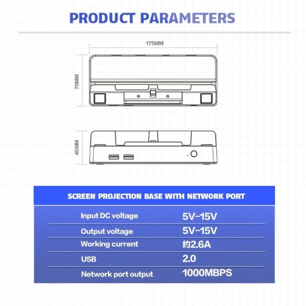 Nintendo Switch / Switch OLED SW335 Network Card Investment Base HDMI Video Conversion Charging Bracket Storage - Image 9
