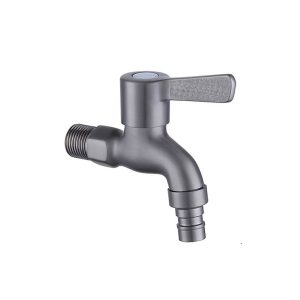 Bathroom Toilet Stainless Steel Bib Tap Wall Mounted Washing Machine Water Tap, Spec: Short Type