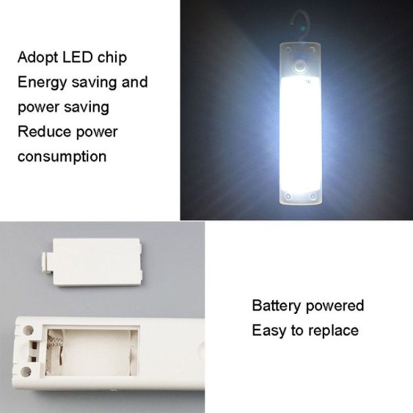 HWX-001 LED Smart Sensing Light Corridor Wireless Night Lamp (White) - Image 4
