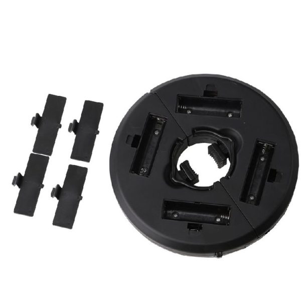 24+4 LEDs Umbrella Light Balcony Emergency Tent Light Camping Ligh for 2.5-3.5cm Pole (Black) - Image 4