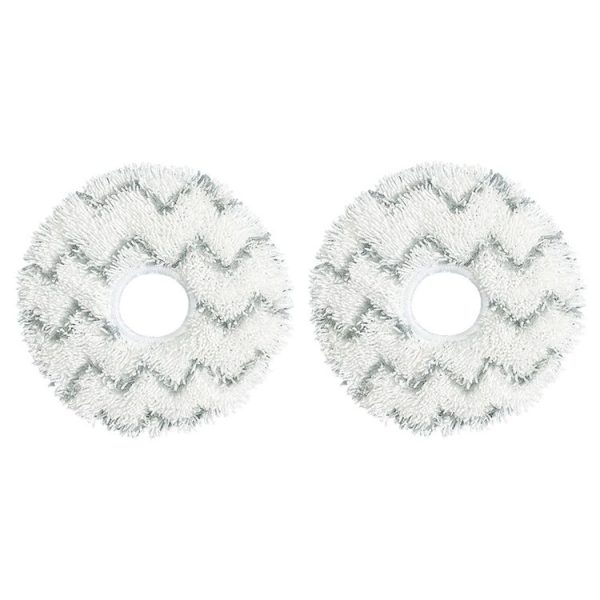 2pcs Striped Rag For ECOVACS X1 ONMI / X1 TURBO Vacuum Cleaner Accessories