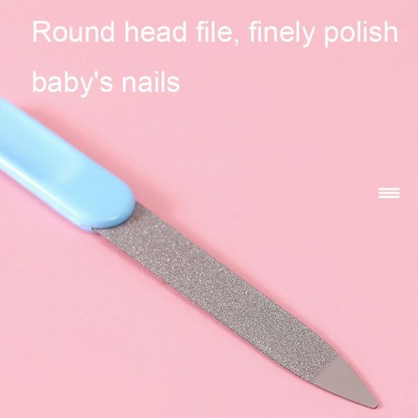 2sets 6 in 1 Baby Care Cleaning Kit Nail Scissors Combination Set, Color: Two-color Blue - Image 7