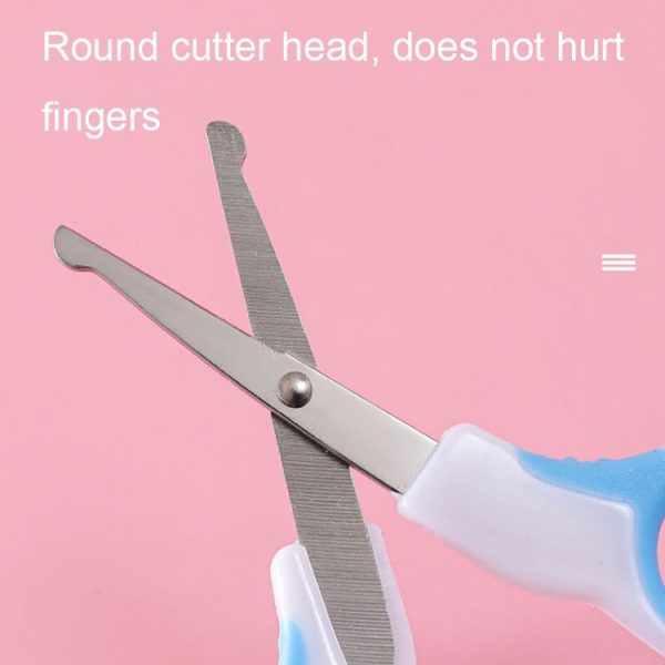 2sets 6 in 1 Baby Care Cleaning Kit Nail Scissors Combination Set, Color: Pink - Image 5