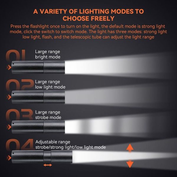 DJI Mini 3 Pro RCSTQ Dual Flashlight Arm Searchlight With Increase Tripod - Image 3