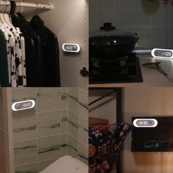 D05 Smart Induction Magnetic Night Light with Time Display, Spec: Touch Dimming - Image 8