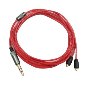 Shure MMCX / SE215 / SE425 / SE535 / SE846 / UE900 / Waston Headset Cable (Red)
