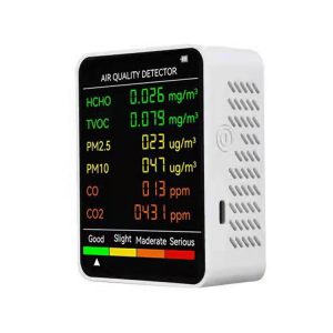 PM2.5 / PM10 Air Quality Detector Indoor Air Quality Monitor (White)