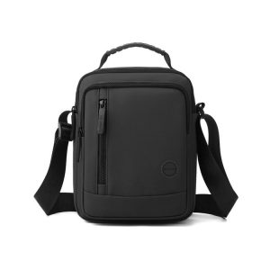 WEPOWER Men Shoulder Casual Holding Messenger Bags, Style: Small Black