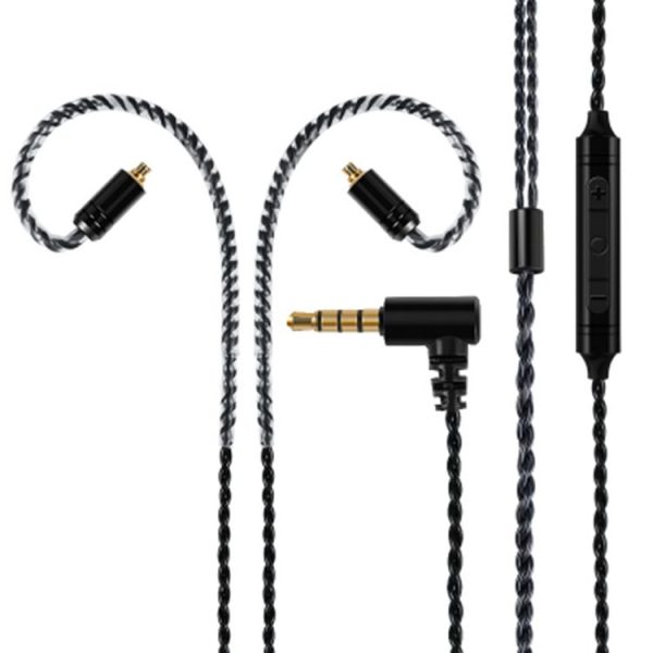 MMCX Interface Headphone Cable With Microphone Upgrade Cable