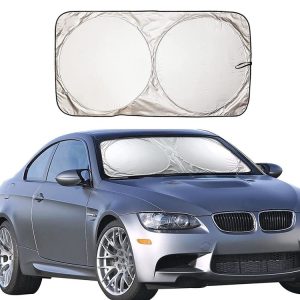 150x80cm Car Double Circle Sun Visor Heat Insulation Sun Protection Sun Block