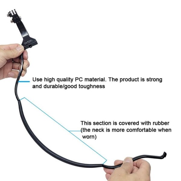 TUYU Camera Neck Holder Mobile Phone Chest Strap Mount For Video Shooting / POV, Spec: Standard (Black) - Image 6