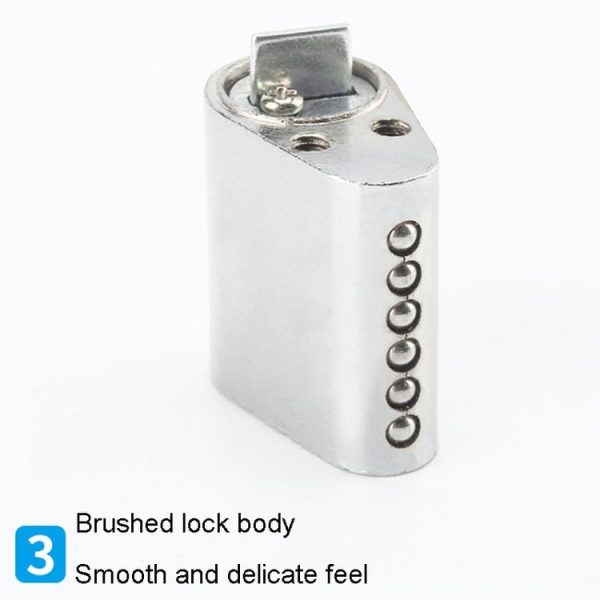 Fire Door Lock Cylinder Door Latch Fittings With Key, Model: Copper Core Interlocking+1 Key - Image 6