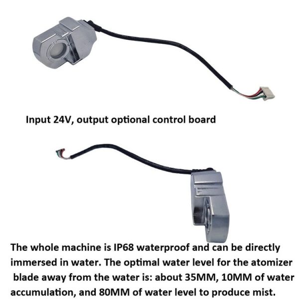 DC24V 24W Ultra Thin T-Shaped High Fog Atomization Head - Image 4