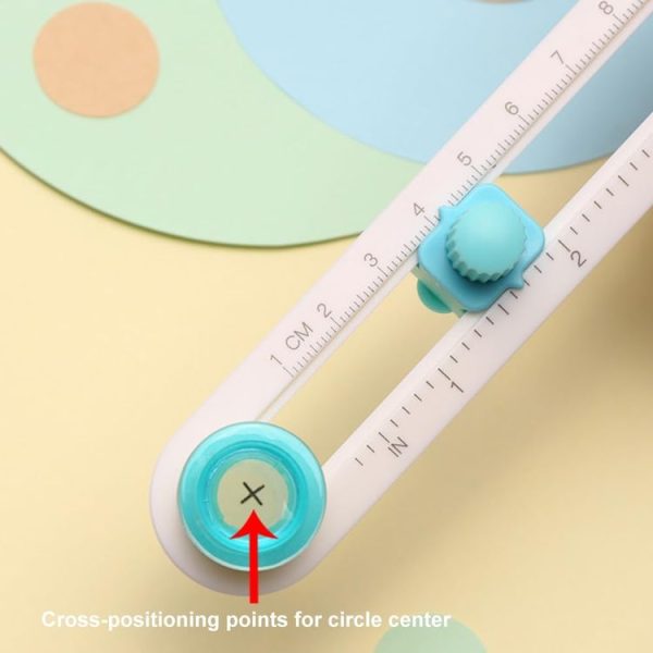 360 Degree Rotating Manual Round Cutter DIY Circle Cutting Tool (Diameter 2-20cm) - Image 4