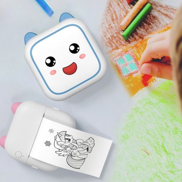 C26 Mini Portable Bluetooth Photo Label Thermal Printer, Spec: Blue+1 Paper - Image 7