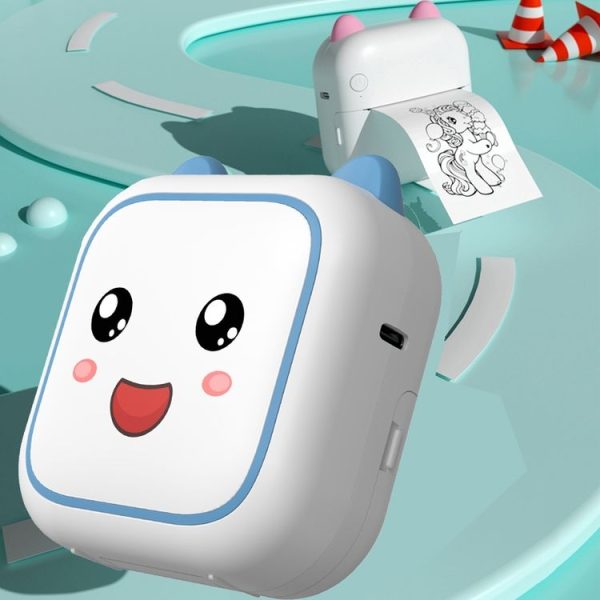 C26 Mini Portable Bluetooth Photo Label Thermal Printer, Spec: Blue+1 Paper - Image 8