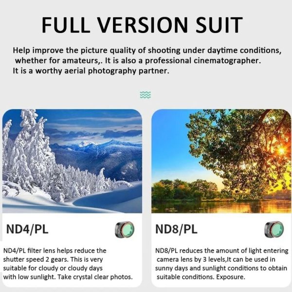 DJI MINI 4 Pro Drone Lens Filter, Spec: ND4PL - Image 6