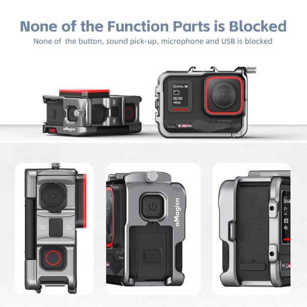 Insta360 Ace Pro / Ace aMagisn Metal Rabbit Cage Protective Frame - Image 7