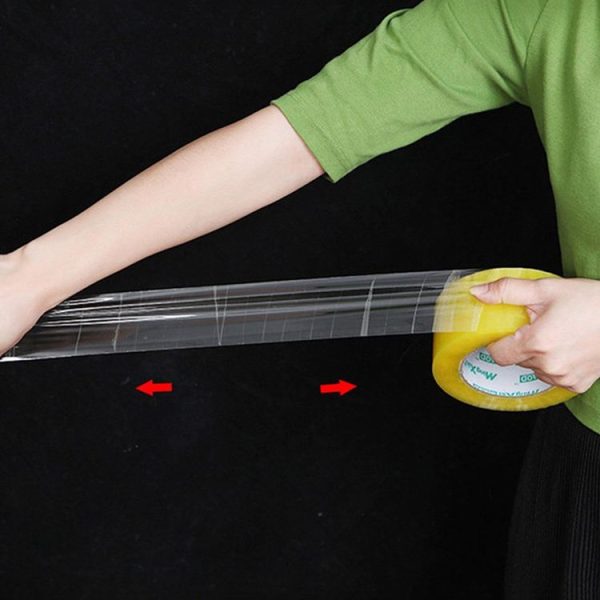 Blocking Tape Express Packaging Sealing Tape, Model: 45mmx100m (Transparent Yellow) - Image 3