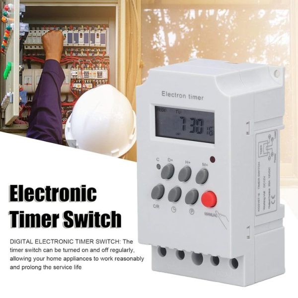 220V 25A Microcomputer Time Control Switch Time Control Timer - Image 6