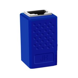JINGHUA S61 Dual Pass-Through Header Network Cable Butt Connector Extender (Blue)