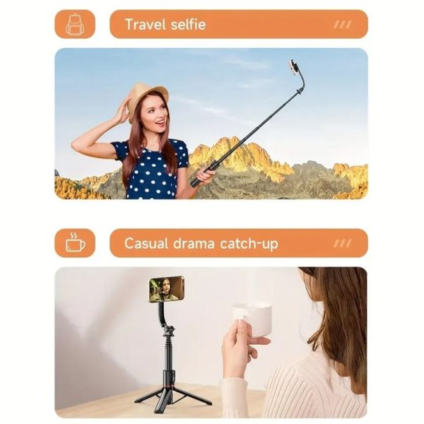 L20 Magnetic Bluetooth Selfie Stick Phone Holder Desktop Tripod Without Fill Light - Image 12