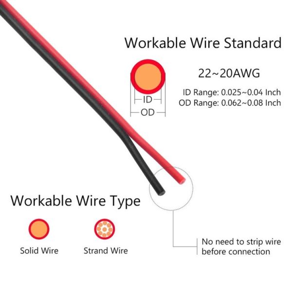 Straight Plug Quick Terminal Block No Strip Multifunctional Wire Connector, Model: H1 - Image 6