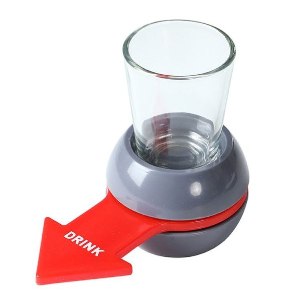 Arrow Turntable Drinkware Penalty Drinkware Pointer Spinner Drinking Order Supplies, Style: Arrow Gray